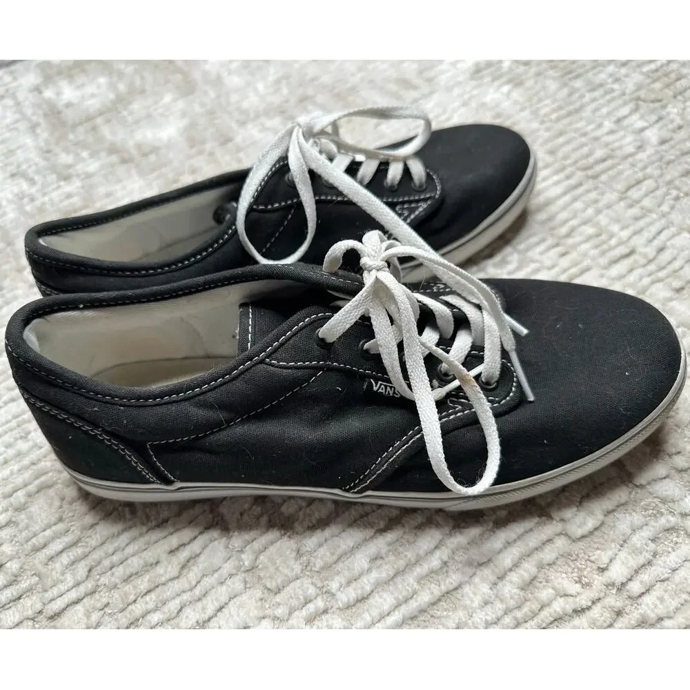 Vans Black Classic Lace Up Sneaker